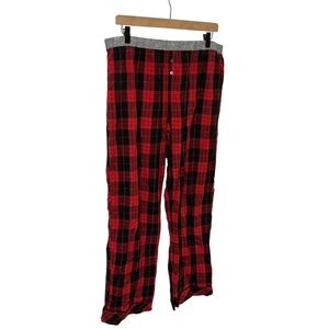 Plaid Red and Black Pajama Pants